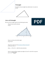 Definition of A Triangle: Derivation of Hero's Formula