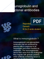 Immunoglobulin and Monoclonal Antibodies