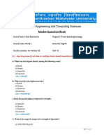 Model Question Bank: Faculty of Engineering and Computing Sciences