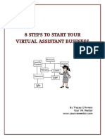 8 Steps To Start Your Virtual Assistant Business: by Tracey D'Aviero Your VA Mentor