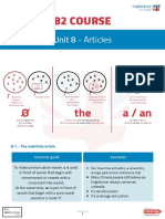 B2 COURSE - Unit 8