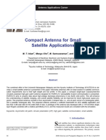 Compact Antenna For Small Satellite Applications