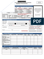 Bank Online Deposit: Public Sector Organization, Government of Pakistan Applying For: Private Secretary