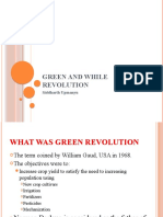 Green and While Revolution