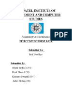 S.K. Patel Institute of Management and Computer Studies: Assignment On Calculation of