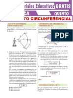 Movimiento Circunferencial para Quinto Grado de Secundaria