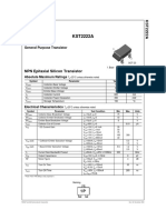KST2222A: NPN Epitaxial Silicon Transistor