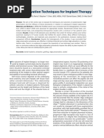 Ridge Preservation Techniques For Implant Therapy: JO M I 2009 24 :260-271