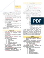 Definitions of Terms: NCM 111 Phase 2: Planning and Designing Conceptual and Operational Operational