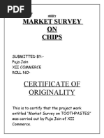 Market Survey On Chips