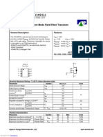 AO4407A P-Channel Enhancement Mode Field Effect Transistor: Features General Description