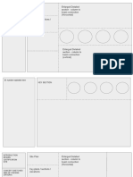 Site Plan Enlarged Detailed Section - Column To Beam Connection (Horizontal)