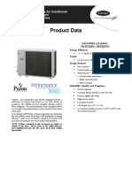 Product Data: 38HDR Performance™ Series Air Conditioner With Puronr Refrigerant 1 - 1/2 To 5 Nominal Tons