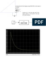 For The Systems Shown Below Draw The Block Diagram Using SIMULINK See The Output in The Scope With Respect To Input