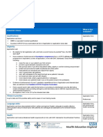 Paediatrics - St4: Entry Criteria