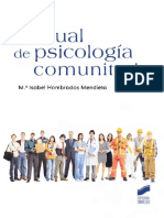 Hombrados Mendieta Manual de Psicologia Comunitaria PDF