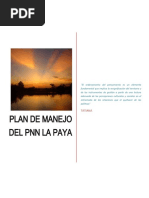 DIAGNOSTICO - Plan de Manejo PNN La Paya 2014 - 2018