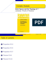 Complex Analysis: Chapter II. Metric Spaces and The Topology of C II.5. Continuity-Proofs of Theorems