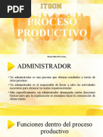 Proceso Productivo y El Administrador