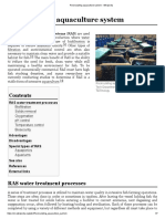 Recirculating Aquaculture System