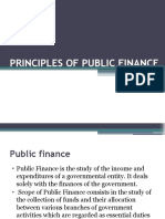 Principles of Public Finance-Presentation