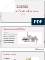 Presentación de La Empresa VIBROBAL