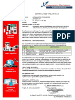 Certificado de Operatividad - Megallantas Trujillo Eirl - Yokohama