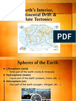 Earth's Interior, Continental Drift & Plate Tectonics