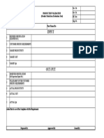 Production Validation Template