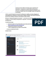 Week1a VisualStudioSetUp