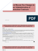 Application of Recent Tax Changes PDF