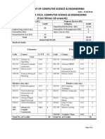 Department of Computer Science & Engineering Scheme For M.Tech. Computer Science & Engineering (From Winter-18 Onwards)