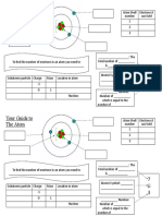 Atomic Structure Worksheet