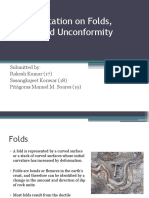 A Presentation On Folds, Faults and Unconformity-1