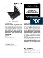 Frost Master & Frost Master Plus Defrost Controllers: Specifications, Applications, Service Instructions & Parts