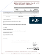 Resultados Ecografia Tobillo