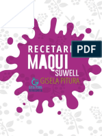 Recetario Maqui Suwell Por Gisela Pitura