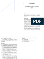 Erythrocyte Fragility Test