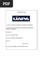 Tarea LV Lengua Española Anyela