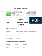 MSDS Urea