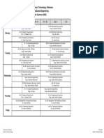 University of Engineering & Technology, Peshawar Department of Industrial Engineering Time Table For (Summer-2020)