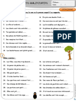 Exercices Accord Ajectif Qualificatif Ce PDF