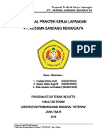 Proposal PKL PT Kusuma Sandang Mekarjaya