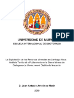 Juan Antonio Antolinos Marín Tesis Doctoral