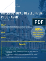 Intercultural Development Programme: Benefits