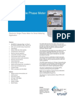 Electronic Single Phase Meter For Smart Metering Application