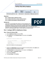 3.3.2.7 Packet Tracer - WEP WPA2 PSK WPA2 RADIUS PDF