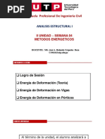 S04.s1 - ENERGÍA DE DEFORMACIÓN Vigas y Pórticos