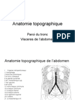 Anatomie Topographique de L'abdomen