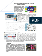 Diferentes Programas o Herramientas para Realizar Presentaciones